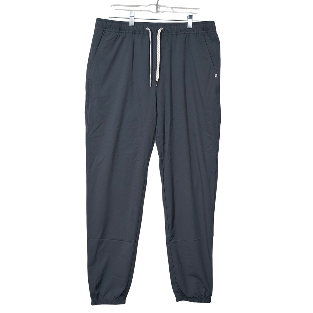 Vuori Kore Jogger Men Large Charcoal Gray Athletic Built-in Liner Activewear